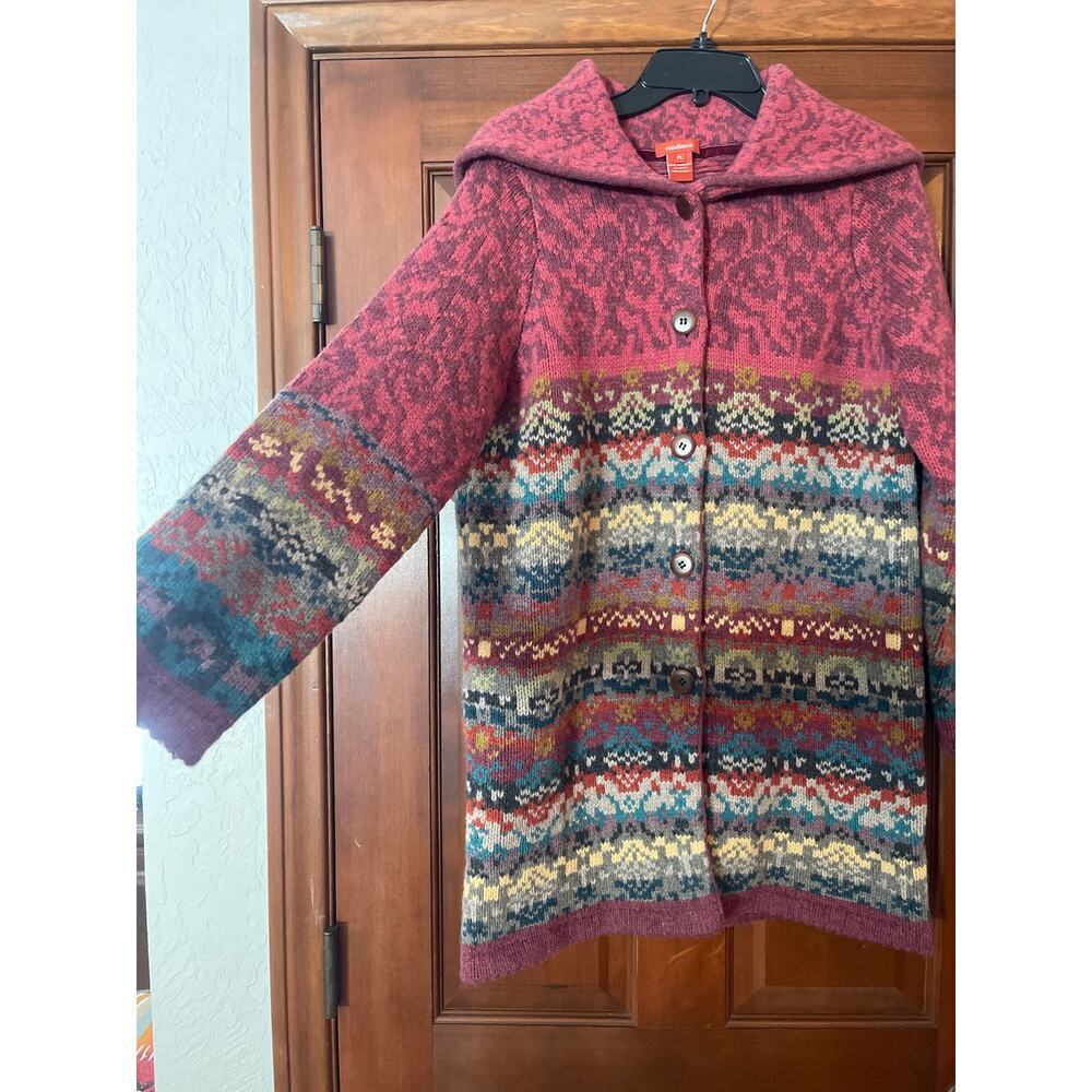 SUNDANCE COPENHAGEN
LAMBSWOOL FAIR ISLE NORDIC HEAVYWEIGHT CARDIGAN
Petite Large - Picture 4 of 5